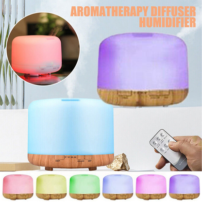 5-in-1 Aroma Diffuser & Air Purifier Wood Grain- Perfect for Pet Owners