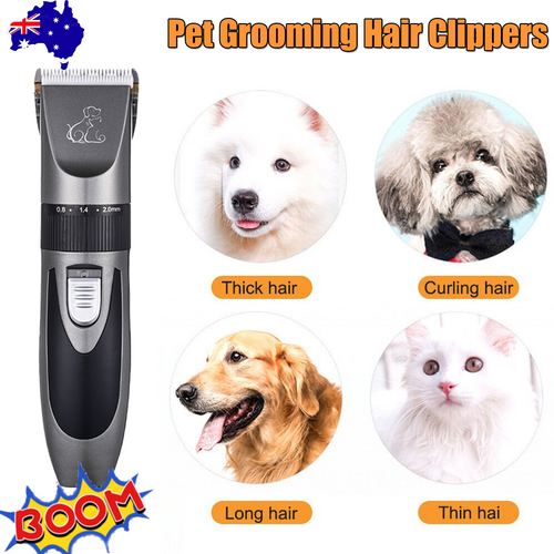 Pet Clippers Dog Grooming Clippers Cordless Electric Hair Trimmer Shaver Kit Hot - Mega Pet Store