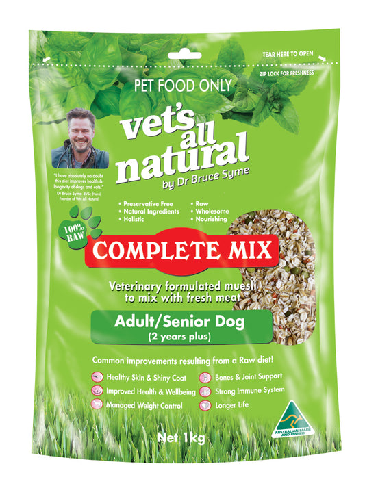 Vets All Natural Complete Mix for Adult/Senior Dogs (2 years plus)