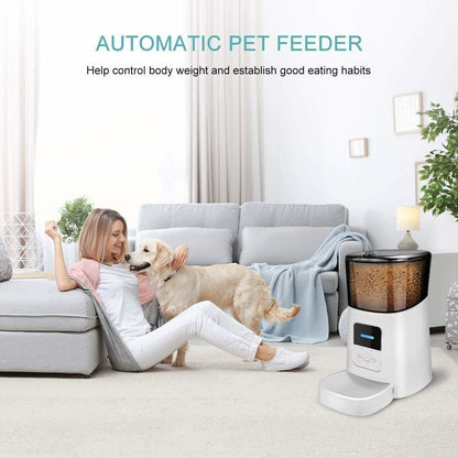 FLOOFI WiFi 6L Automatic Pet Feeder (White) FI-FD-121-CX