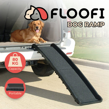 FLOOFI Foldable Non-Slip Surface Dog Ramp for Car