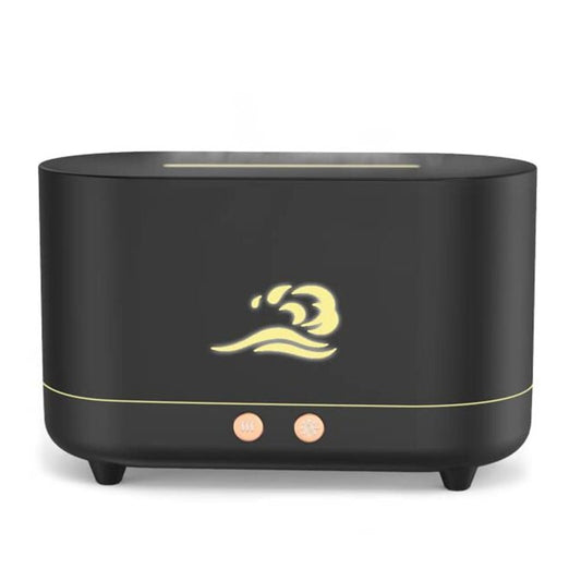 GOMINIMO Flame Humidifier Wind 225ml Black - Mega Pet Store