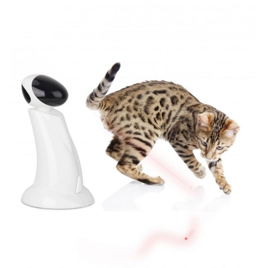 Laser Beam Cat Toy - Interactive Automatic Robot Pointer Pet Kitty Play - AFP - Mega Pet Store