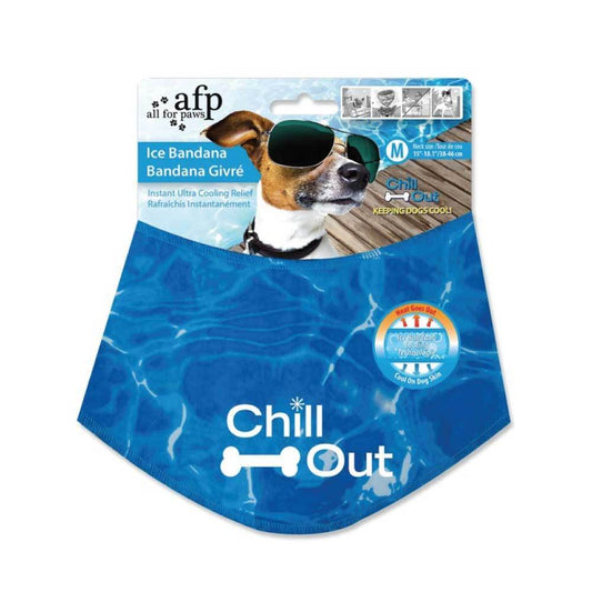 Dog Cooling Bandana Ice Neck Collar - Scarf Cold Medium