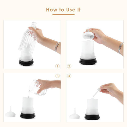 Essential Oil Aroma Diffuser - 120ml 3D Glass Bottle Ultrasonic Mist Humidifier - Mega Pet Store