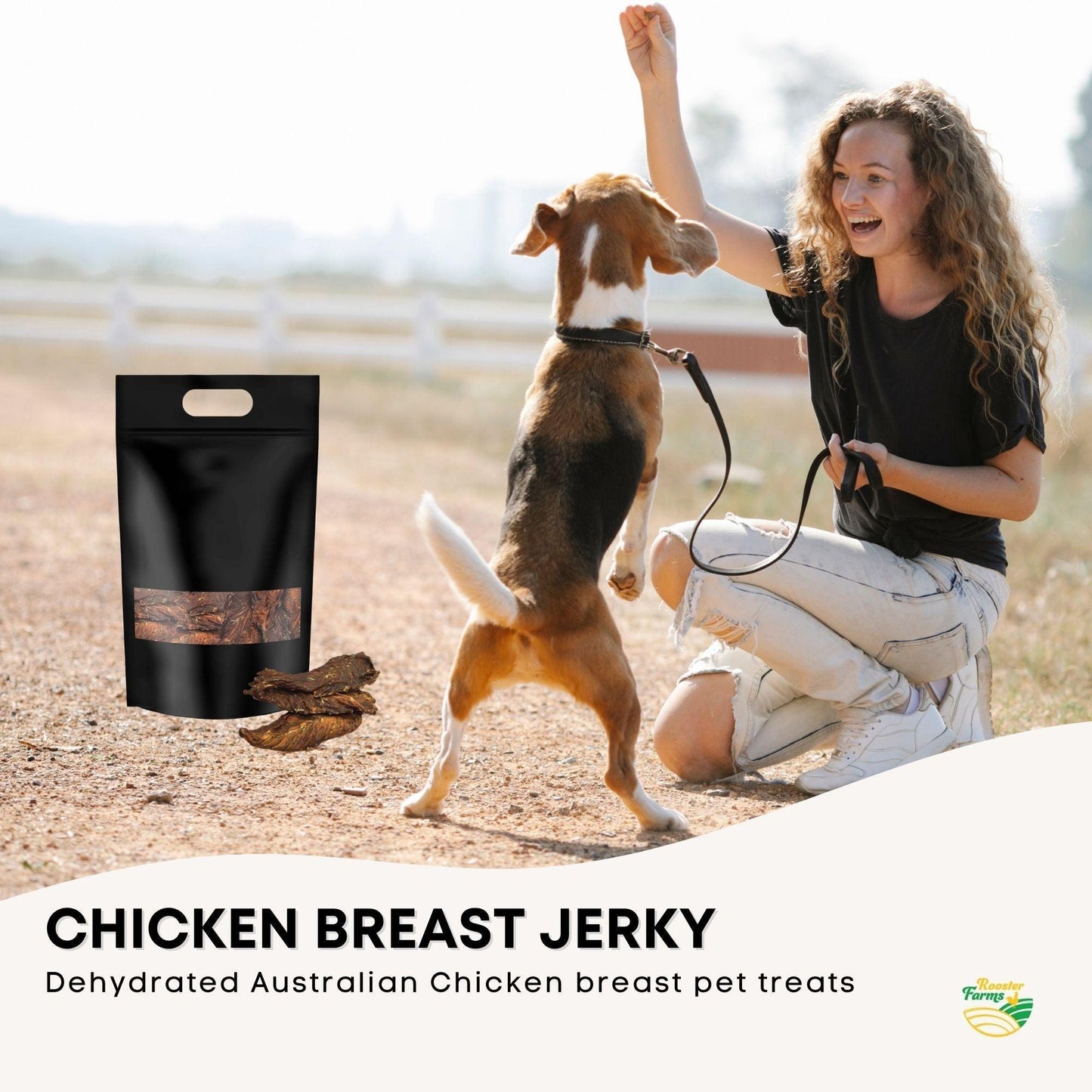 2Kg Dog Treat Chicken Breast Jerky - Dehydrated Australian Healthy Puppy Chew - Mega Pet Store