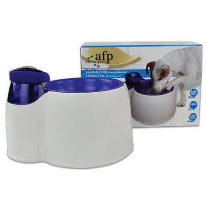 2L Fountain Fresh Pet Water Filter Bowl - Interactive Dog Cat Purifier