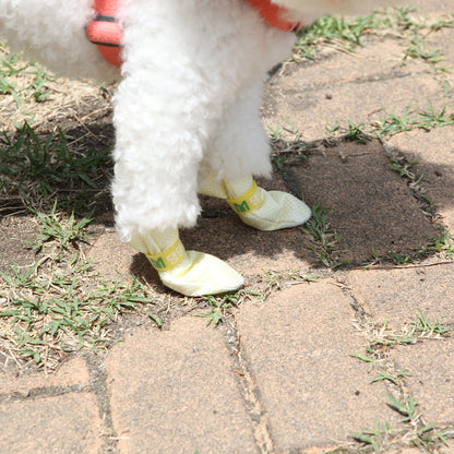 28pc X Dog Shoes Waterproof Disposable Boots Anti-Slip Pet Socks S PINK