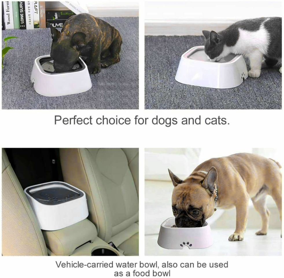 YES4PETS 1 x Medium Pet No Spill Feeder Bowl Dog Cat Puppy slow food Interactive Dish Dispenser - Mega Pet Store