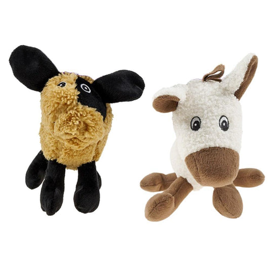 YES4PETS 2 x Dog Puppy Play Animal Toy Plush Toy 16cm - Mega Pet Store