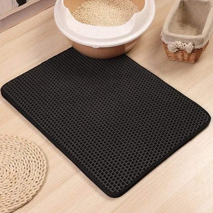 YES4PETS Double Layer Cat Litter Tray Trap Mat Catch Cat Litter House Box Pad Toilet Mat - Mega Pet Store