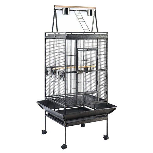 YES4PETS 174 cm Large Bird Budgie Cage Parrot Aviary With Metal Tray and Wheel - Mega Pet Store