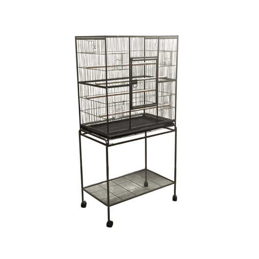 YES4PETS 161 cm Bird Cage Parrot Aviary Pet Stand-alone Budgie Perch Castor Wheels - Mega Pet Store