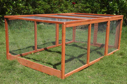 YES4PETS Large Chicken Coop Run Guinea Pig Cage Villa Extension Rabbit Hutch House Pen