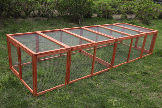 YES4PETS 290 cm XL Chicken Coop Run Guinea Pig Cage Villa Extension Rabbit Hutch Cat Kitten House Pen - Mega Pet Store