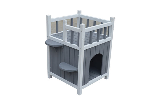 YES4PETS Cat Shelter Condo with Escape Door Rabbit Kitty House Cave - Mega Pet Store