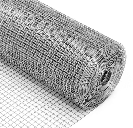 YES4PETS 1 x 50M Galvanised Wire Mesh Garden Pet Chicken Coop Fencing Bird Netting Mesh - Mega Pet Store