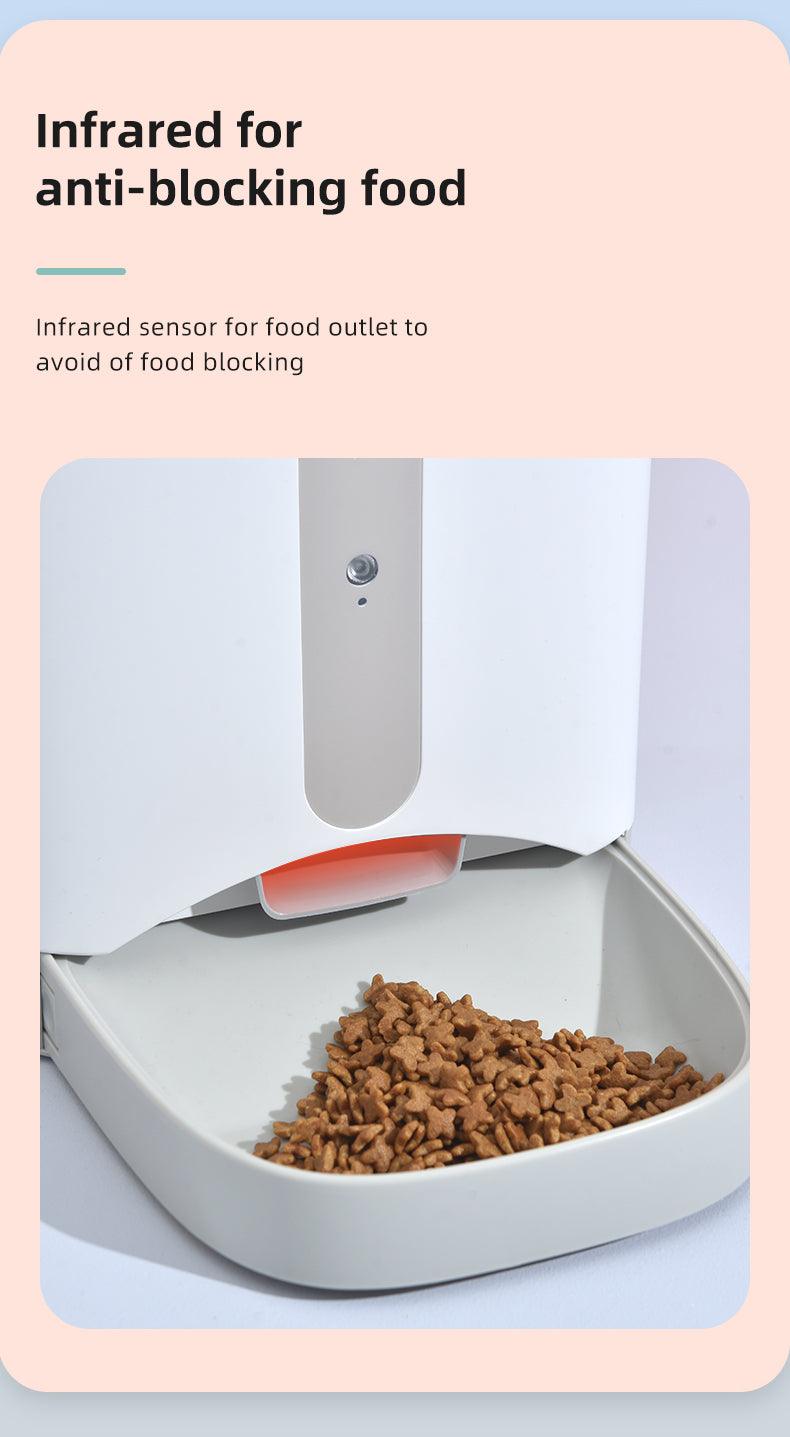 Smart Automatic Pet Dog Cat Rabbit Feeder Smartphone Camera APP for iPhone Android - Mega Pet Store