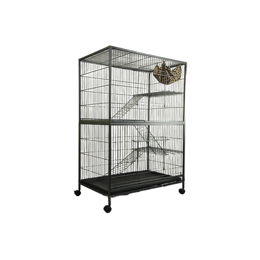 YES4PETS Pet 140cm 4 Level Bird Ferret Parrot Cage Aviary Cat Budgie Hamster Castor - Mega Pet Store