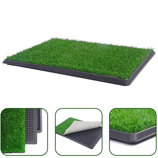 YES4PETS XL Indoor Dog Puppy Toilet Grass Training Mat Loo Pad Potty 76 X 51 cm - Mega Pet Store