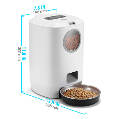 YES4PETS 4.5L Visible Automatic Digital Pet Dog Cat Feeder Food Bowl Dispenser - Mega Pet Store