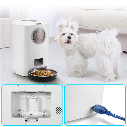 YES4PETS 4.5L Visible Automatic Digital Pet Dog Cat Feeder Food Bowl Dispenser - Mega Pet Store