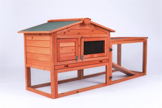 YES4PETS Rabbit Hutch Metal Run Wooden Cage Guinea Pig Cage House - Mega Pet Store