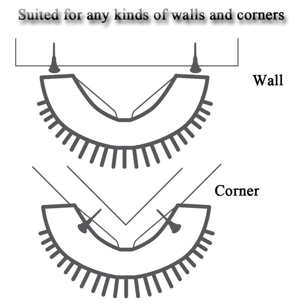 Cat Self Groomer Catnip  Dog Cat Toy Corner Groomer Wall Corner Scratcher Comb Grooming Massage Brush