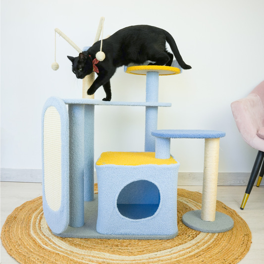 Petwiz KityKat Playland Cat Tree Scratching Post Pole - Mega Pet Store