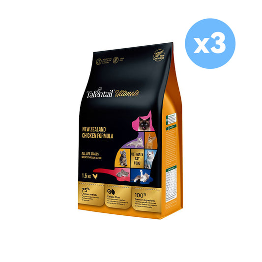 TALENTAIL ULTIMATE New Zealand Chicken - Cat 4.5Kg (1.5Kg x 3) - Mega Pet Store