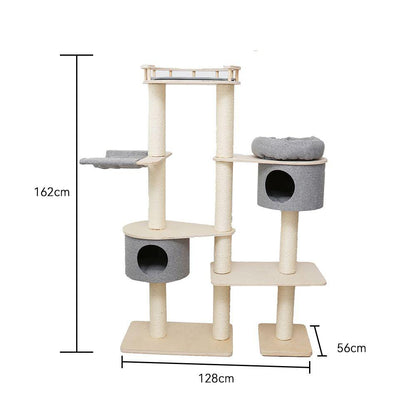 CATIO Duo Cat Climbing Tower and House Condo C6035 - Mega Pet Store