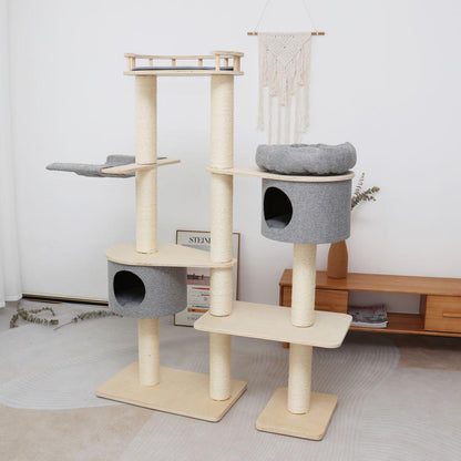 CATIO Duo Cat Climbing Tower and House Condo C6035 - Mega Pet Store