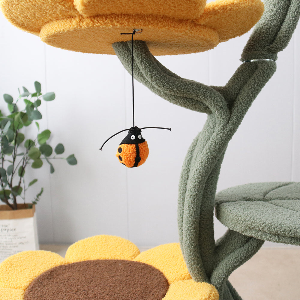 CMISSTREE 5-Level Sunflower Cat Tree