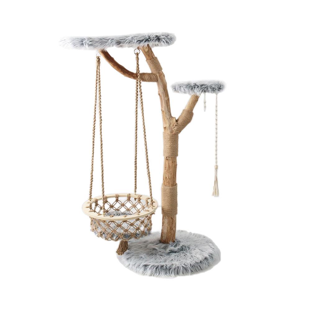 CMISSTREE Modern Cat Tree With Hanging Hammock - Mega Pet Store