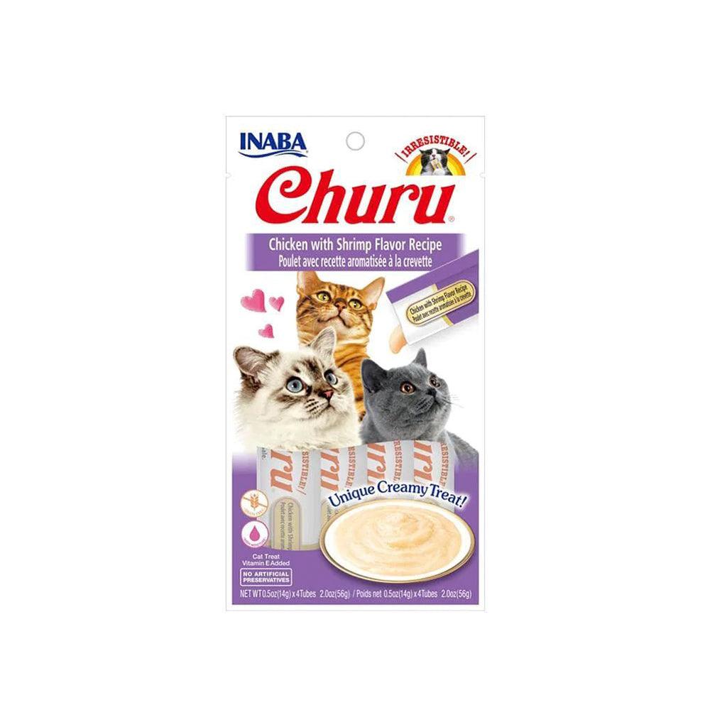 INABA Churu Chicken With Shrimp Flavor Recipe(14G X 4) 6PK - Mega Pet Store