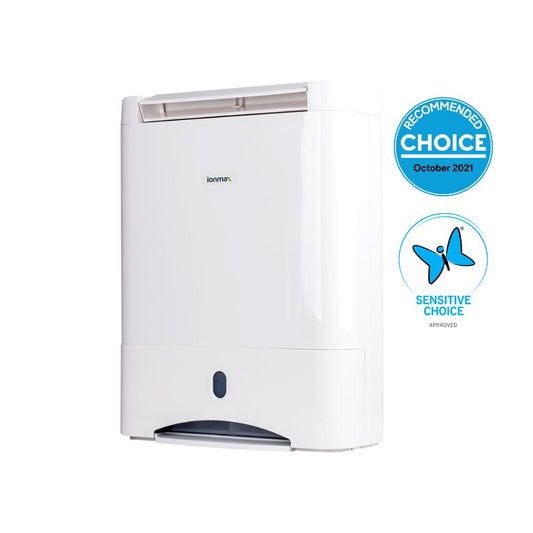 Ionmax ION632 10L/day Desiccant Dehumidifier CHOICE Recommended & Sensitive Choice Approved - Mega Pet Store