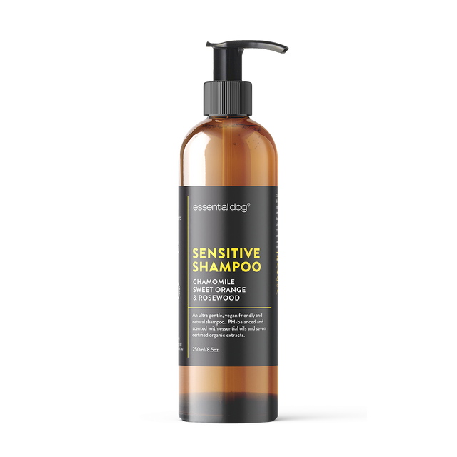 Natural Sensitive Dog Shampoo (Chamomile, Sweet Orange & Rosewood) - Mega Pet Store