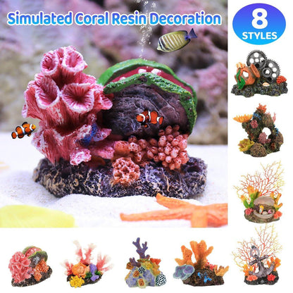 Aquarium Resin Coral Decorations for Fish Tank Marine Simulation Micro Landscape - GH0740