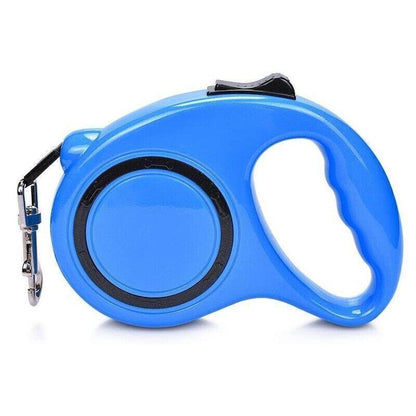 3M Retractable Dog Lead Leash Long Stong Extendable Lockable Rope Heavy Duty - Pink