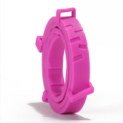 Short Adjustable Pet Anti Flea Tick Neck Collar For Dog Cat Kitten 8 Months Protect - Blue