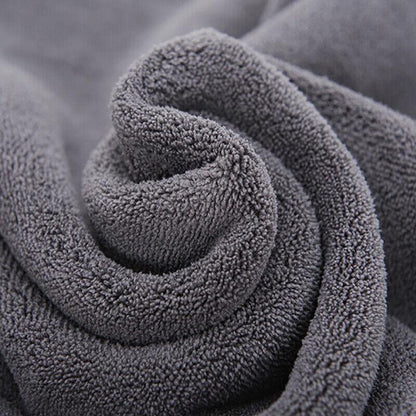 Pet Drying Towel Ultra-Absorbent Water Dog Cat Bath Microfiber Clean Soft Cloth - 30 X 30CM