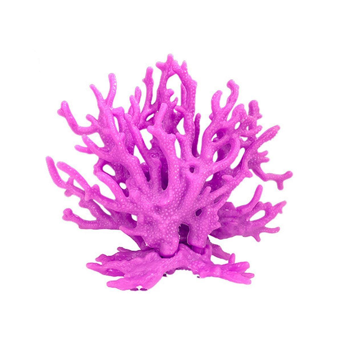Soft Coral Realistic Water Plants Aquarium Decoration Fish Tank Seawater Set - Blue