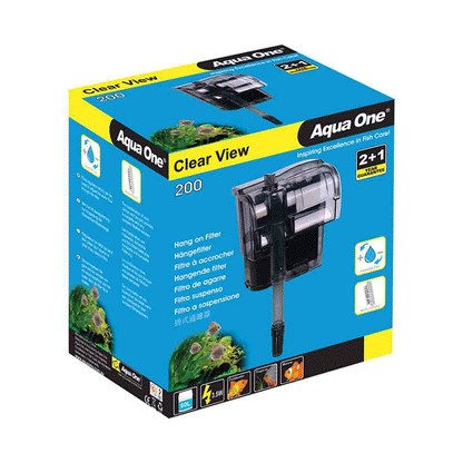 Aqua One Clearview Hang On Filter - 200 - Mega Pet Store