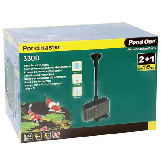 Pond One PondMaster 3300 Pond Fountain Pump Kit - 2800L/H - Mega Pet Store