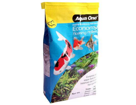 Aqua One Economy Pellets 1mm 5kg - Mega Pet Store