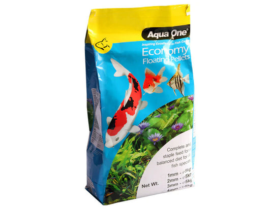 Aqua One Economy Pellets 4mm 5kg - Mega Pet Store