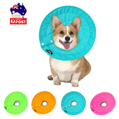 Pet Dog Cat Elizabethan Collar Nylon Adjustable Cone Mesh Recovery - Mega Pet Store