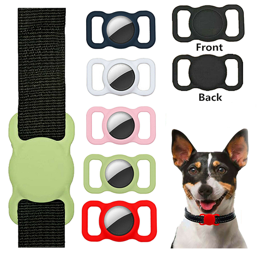 Silicone Pet Protective Case for Airtag Loop Apple GPS Finder Dog Cat Collar AU - Mega Pet Store