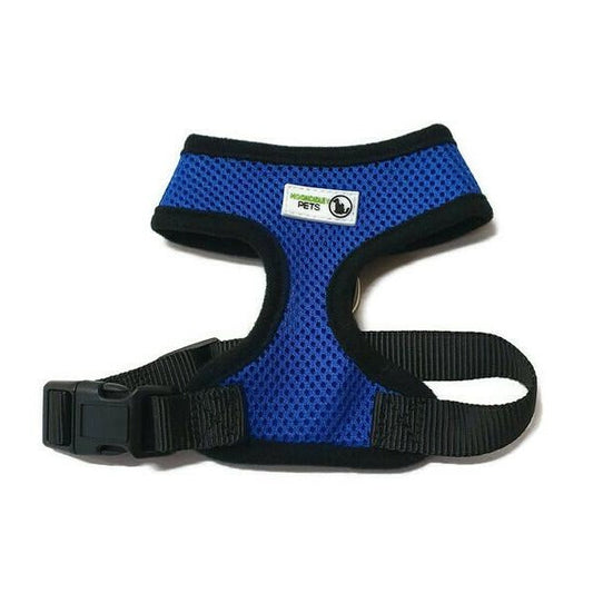 Pet Harness Soft Air Mesh Padded Adjustable - Moondidley Pets Large Navy - Mega Pet Store