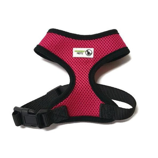 Pet Harness Soft Air Mesh Padded Adjustable - Moondidley Pets Large Pink - Mega Pet Store